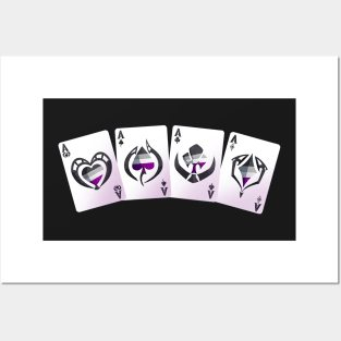 Ace Pride Hand of Cards Posters and Art